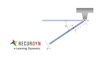 [RecurDyn e-Learning] Dynamics - Dynamics of Particles 9