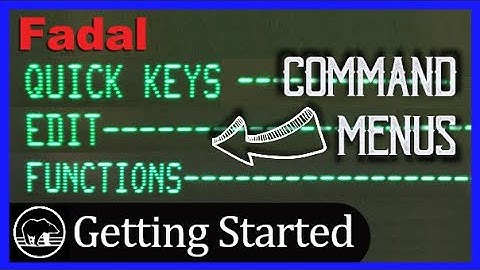 Fadal Command Menus - Getting Started 5