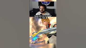 When Roxas said nah… TWO keyblades #kingdomhearts #gaming