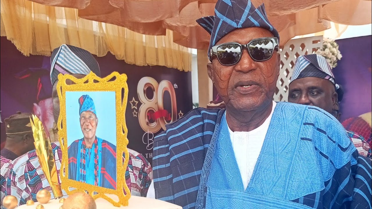 CELEBRATING 80TH BIRTHDAY AND THANKSGIVING OF ALHAJi CHIEF YUNUS OMOKUNMI MUSTAPHA SATURDAY FEB,14TH