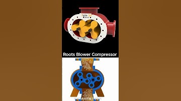 Roots Blower Compressor  #mechanical #automobile #mechanism #machine #engineering #mechanistry