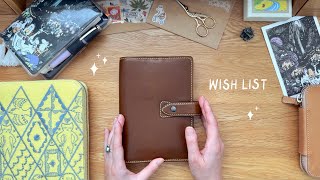 revisiting my stationery wish list ✿ regrets and delights