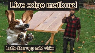 Bygger Ett Matbord | Möbelsnickeri | Live Edge
