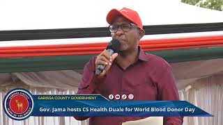 Gov. Nadiif Jama Hosts CS Health Duale for World Blood Donor Day