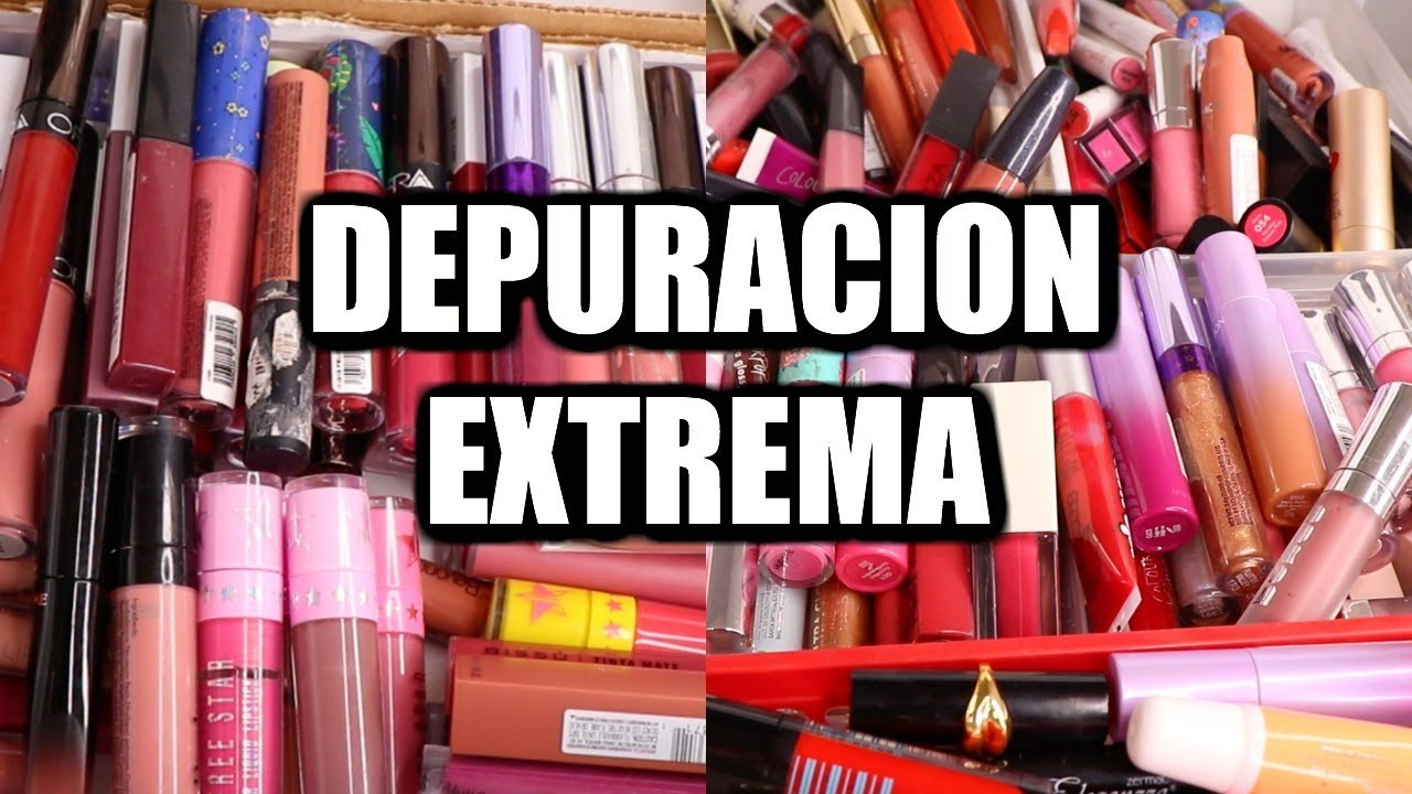 DEPURACION DE LABIALES | SE VAN A LA BASURA Y ALGUNOS LOS REGALO