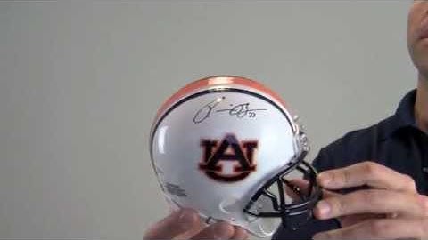 Signed Ronnie Brown Auburn Tigers Mini Helmet - JSA