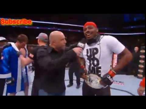 John Jones Broken Toe During Joe Rogan Interview UFC 159