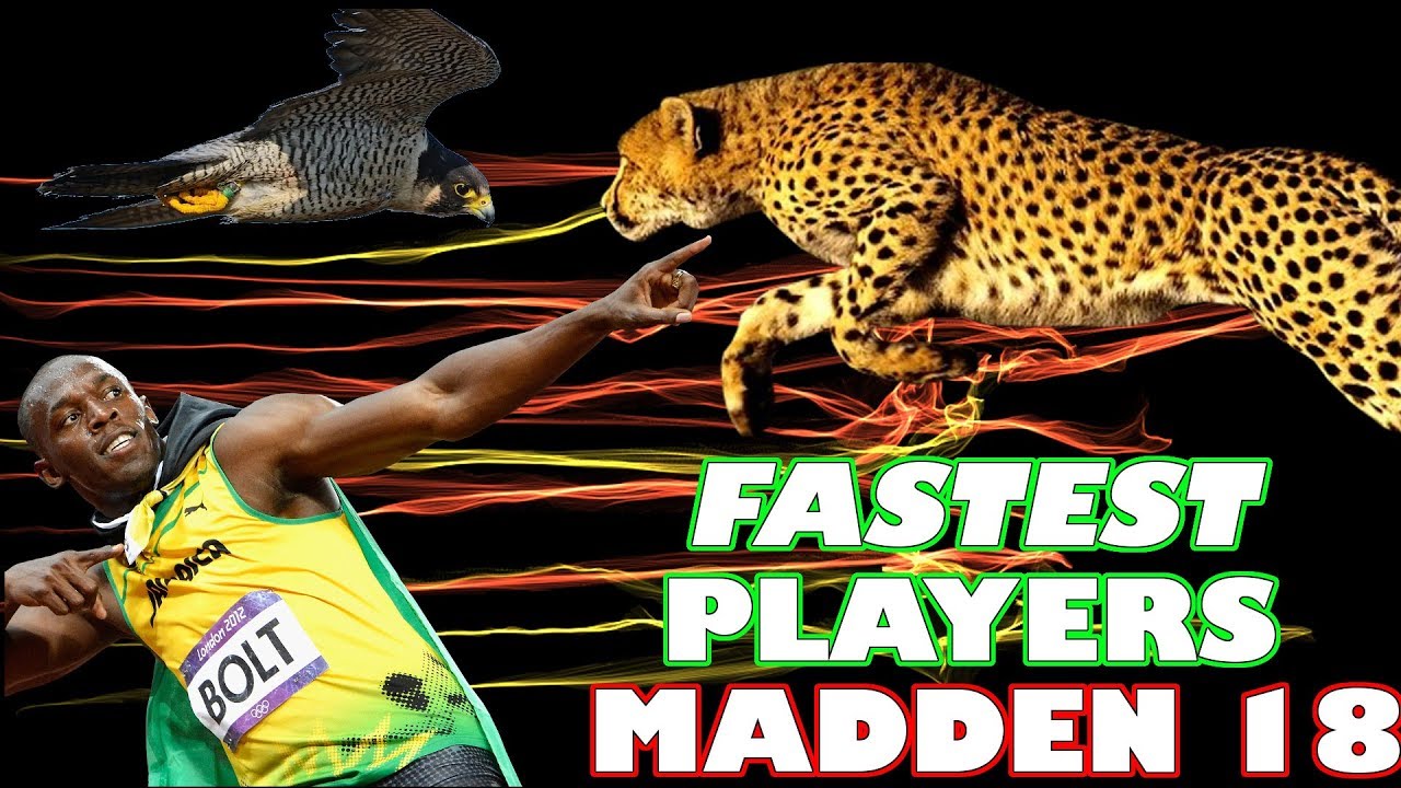 TOP 9 FASTEST CARDS IN MUT 18! Madden 18 Ultimate Team
