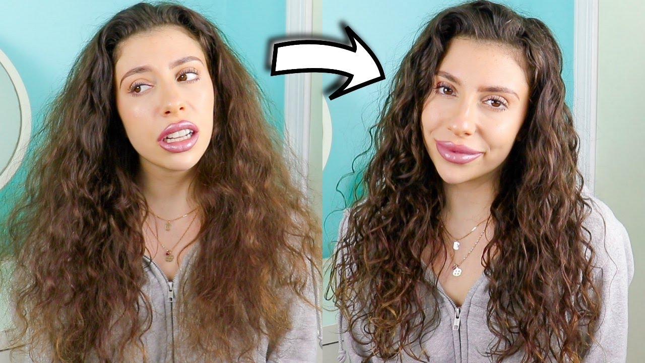 My Curly Hair Routine How To Get Natural Curls Youtube 