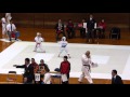 (拳龍同志会)平成２７年 第９回うるま若獅子杯空手道交流大会・小学２年男子組手（仲間　心之丞）２回戦