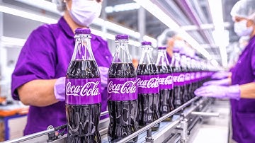 How Cherry Coca Cola Is Made in a Factory | Process Vibes