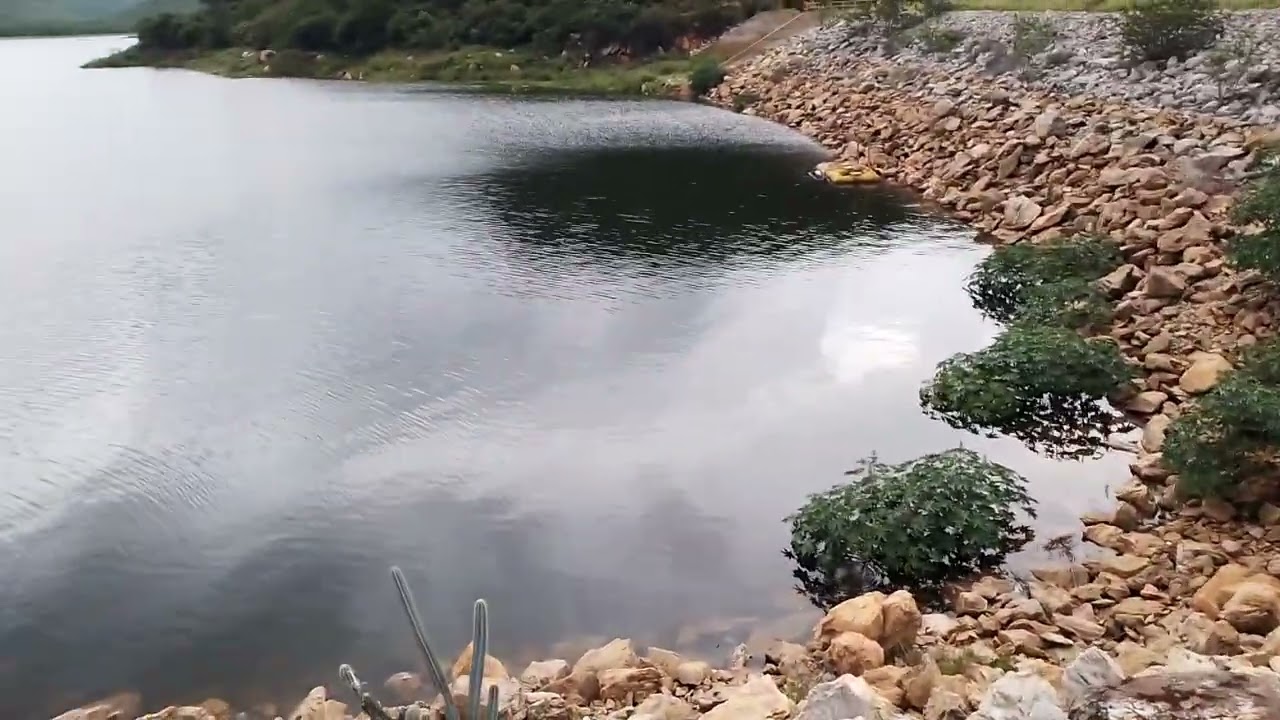 Olha como está a barragem de paramirim Bahia  com as chuvas 