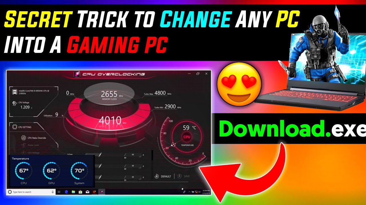 😍 How To Change Any Old Laptop Into A Gaming Laptop || Boost Your ...
