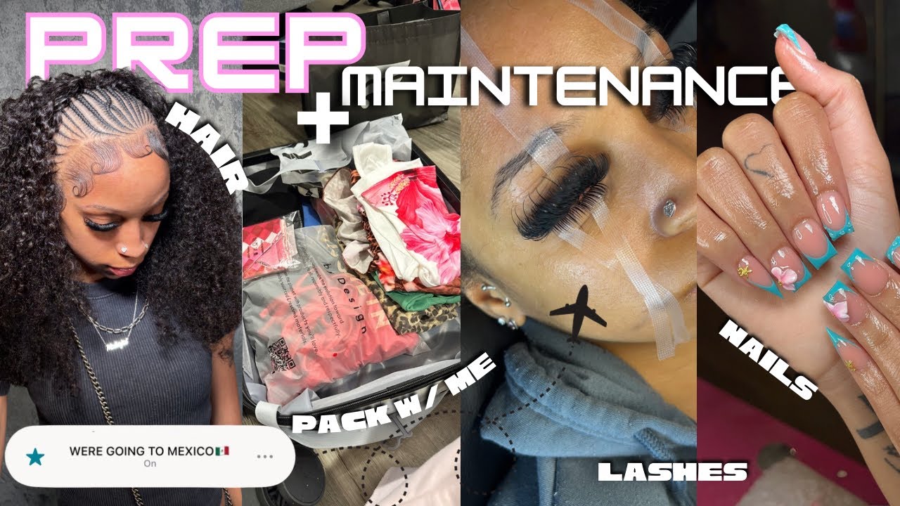 ПОДГОТОВКА + УХОД ДЛЯ МЕКСИКИ🇲🇽 | волосы, ресницы, ногти, покупки + упаковка со мной!