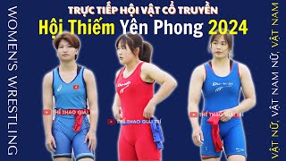 🔴🤼 01/3 Live Trực Tiếp Vật Cổ Truyền Hội Thiếm, Bắc Ninh 2024 #Vatcotruyen20204 #Womenswrestling