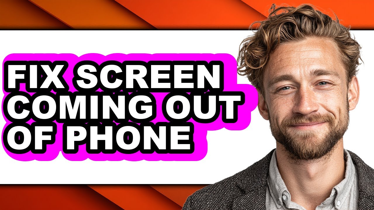 How to Fix Screen Coming Out of Phone (full Guide) - YouTube