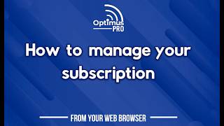 How to Manage your Subscription from your Web Browser screenshot 5