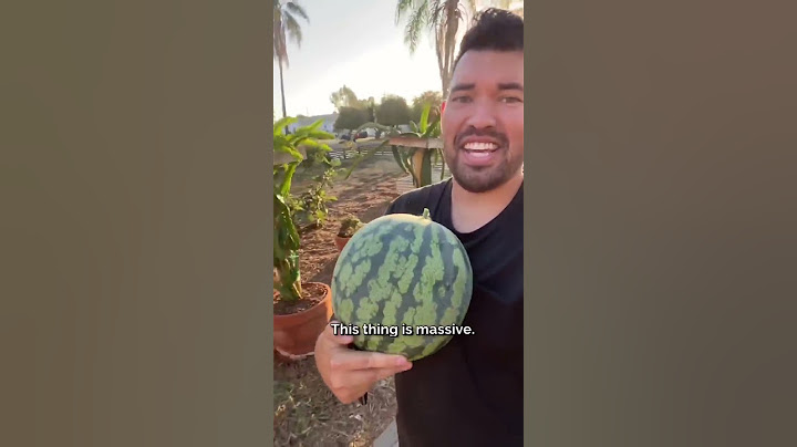 The color of this watermelon surprised me...