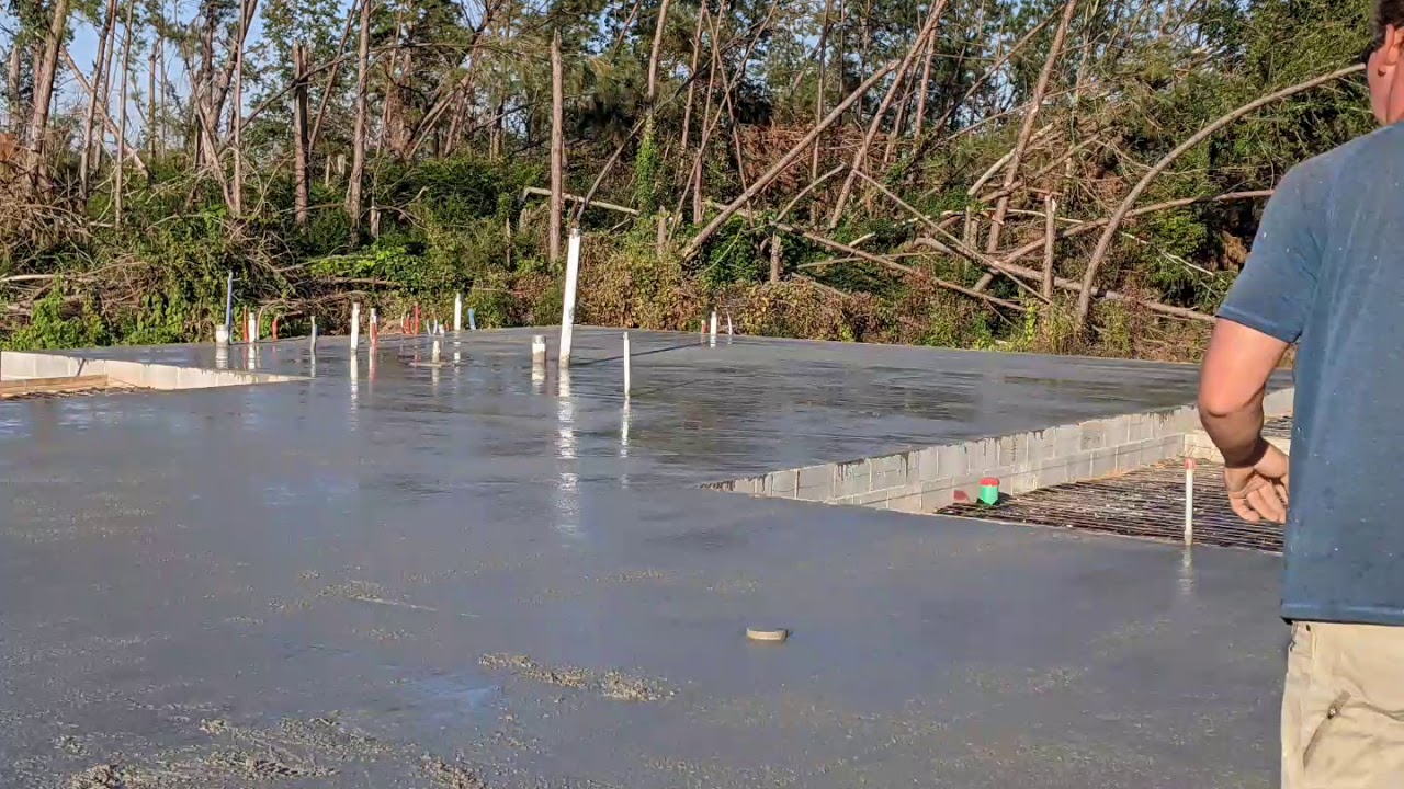 Finishing concrete YouTube