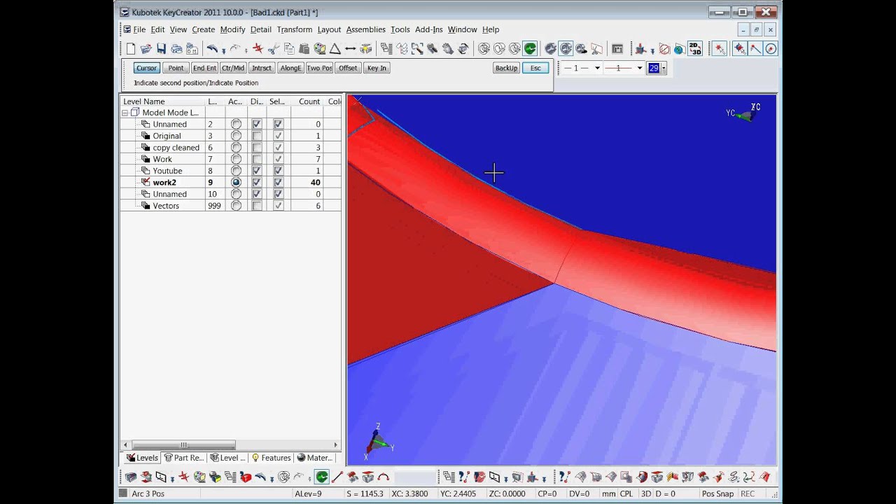 Cleaning CAD using Keycreator Part 2 YouTube