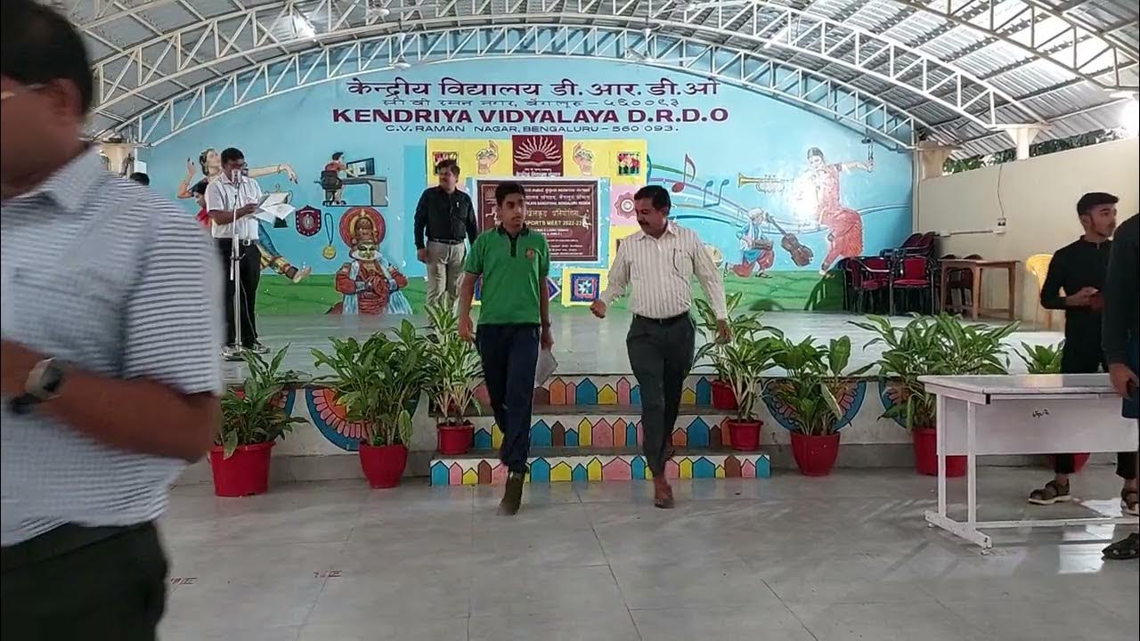 Certificates distribution of under 19 badminton in KV DRDO for regional