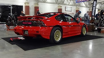 1988 Pontiac Fiero GT in Blaze Red Paint & Engine Sound on My Car Story with Lou Costabile