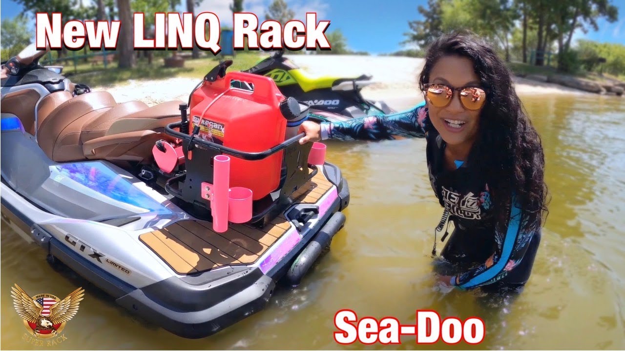 New ! Sea-Doo LINQ Rack and accessories by PWC SUPER RACK #Seadoo # JetSki  