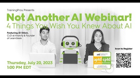 What Every L&D Pro Needs to Know About AI! [PROMO]