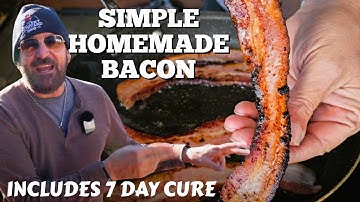 Simple Homemade Bacon Recipe | Simple 7 Day Cure Homemade Bacon