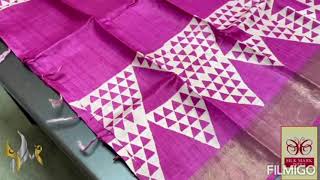 Pure Tussar Silk Sarees