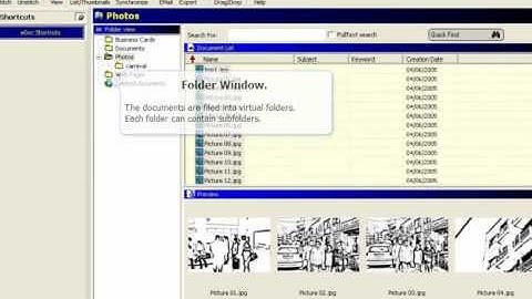 eDoc Quick User Guide : Working with documents and folders