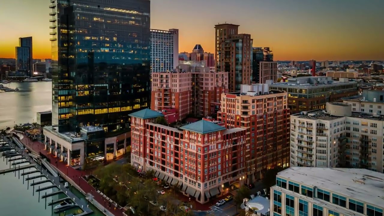 Spinnaker Bay Penthouse 802 | Harbor East Drone