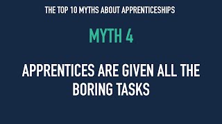 Top 10 myths about apprenticeships