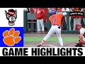 #2 Clemson vs NC State Highlights | NCAA Baseball Highlights | 2024 College Baseball