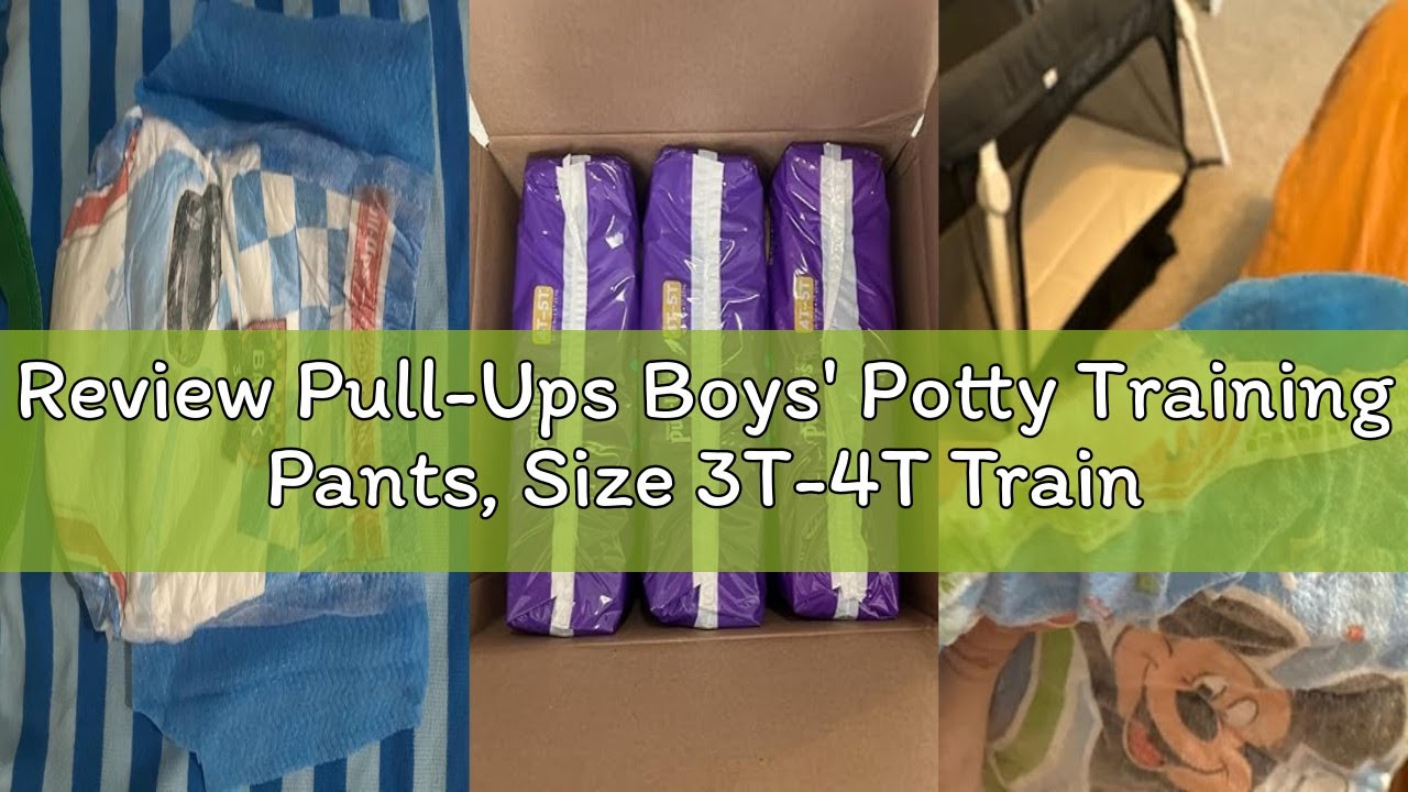 Review Pull-Ups Boys' Potty Training Pants, Size 3T-4T Training Underwear (32-40 lbs), 92 Count