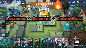 ASSASSINS, DRAGONS ALTAR AND DEMON BUILD - CHESS TD 2.0 GAMEPLAY | Mobile Legends Bang Bang