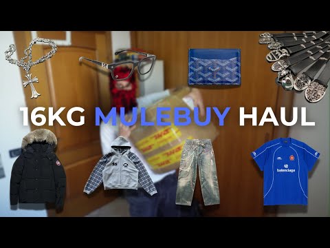16KG MULEBUY MEGA HAUL (CHROME HEARTS, BALENCIAGA, CANADA GOOSE, TAOBAO FINDS)