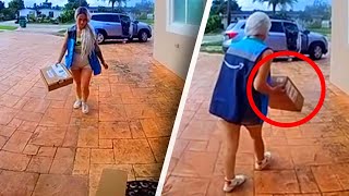 Woman Posing as Amazon Delivery Person Steals Packages