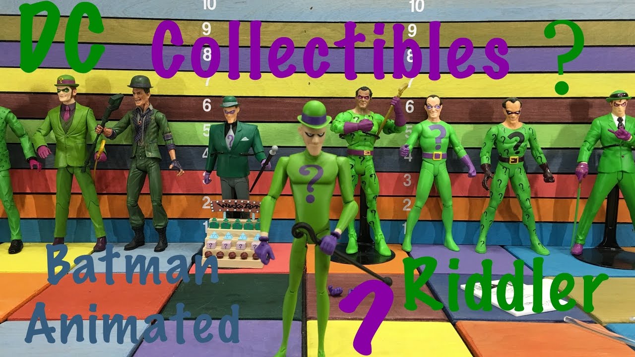 DC Collectibles Batman Animated RIDDLER action figure toy review