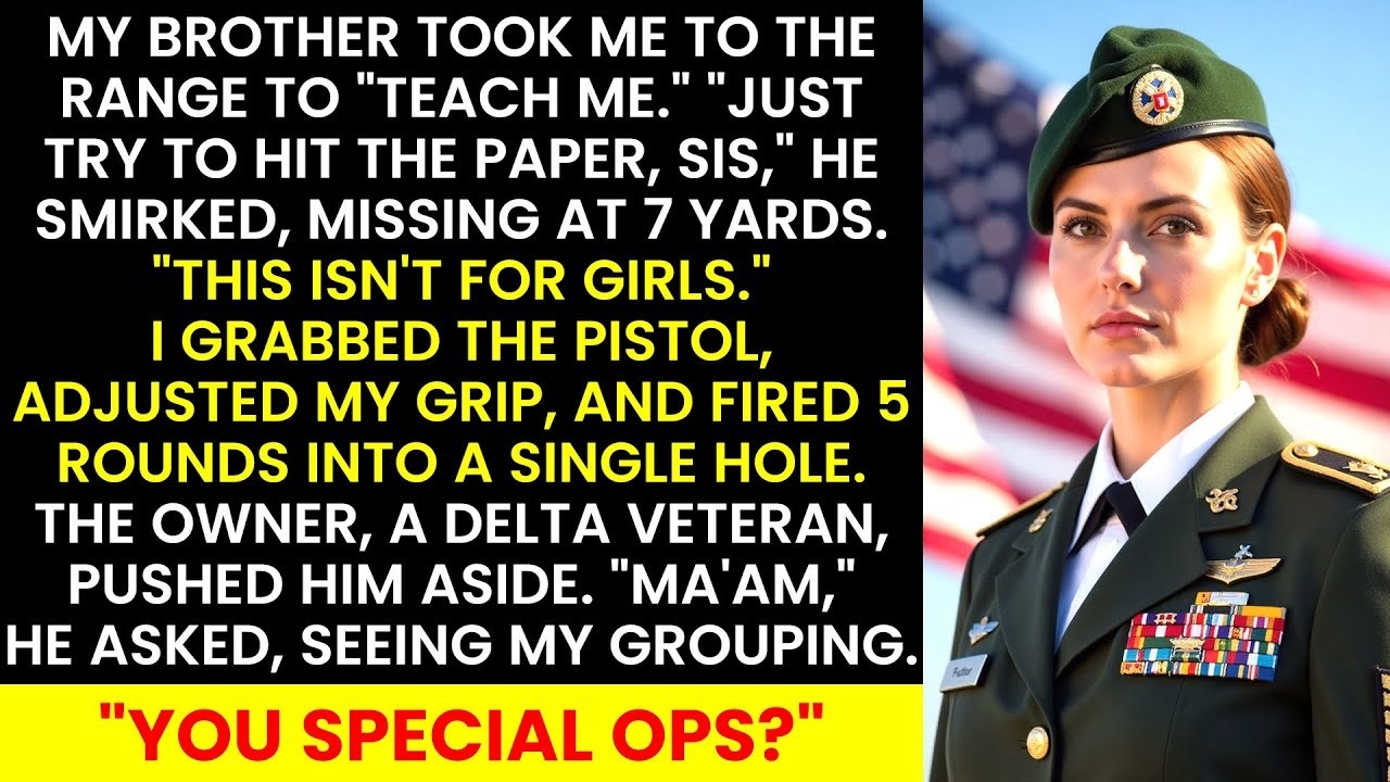 'It's Not For Girls,' My Brother Said At The Range Then I Fired 5 Rounds Into A Single Hole