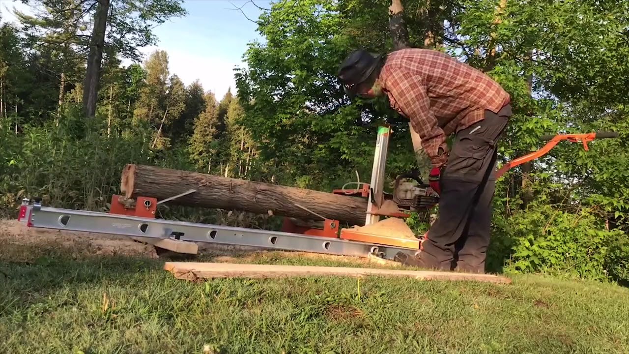 See What's Possible with a Norwood PortaMill Chainsaw Sawmill (by