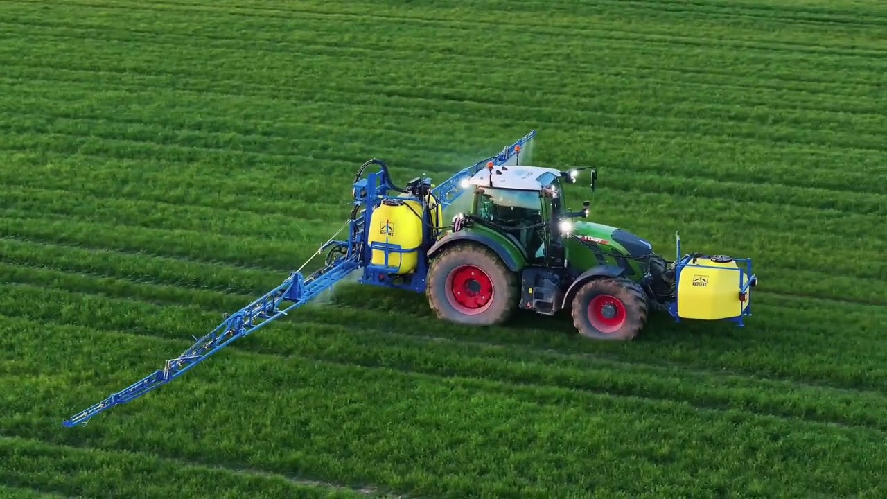 Pulverizadora Aguirre + Fendt 722