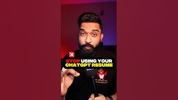 Stop using ChatGPT resumes!