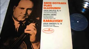 Kabalevsky Violin Concerto - David Oistrakh Kabalevsky Violin Concerto - David Oistrakh