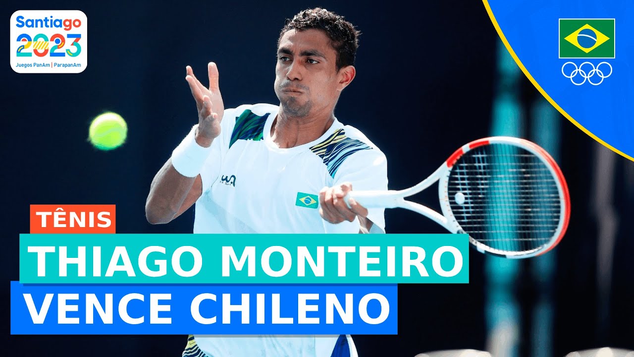 JOGOS PAN-AMERICANOS l BRASILEIRO THIAGO MONTEIRO VENCE NO TÊNIS MASCULINO  