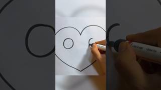 Heart drawing #stepdraw #drawing #letsdraw #colouringdrawing #ytshorts