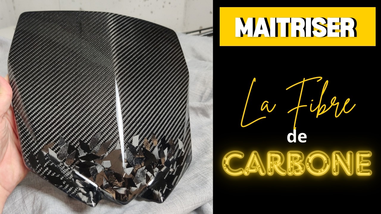 Comment faire une pièce moto fibre de carbone FACILEMENT ?