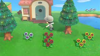 Animal Crossing - How to craft festive wrapping paper for TOY DAY