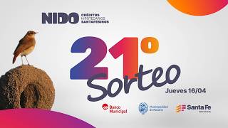 EN VIVO - 22º sorteo de los Créditos Nido - 21/5/2026