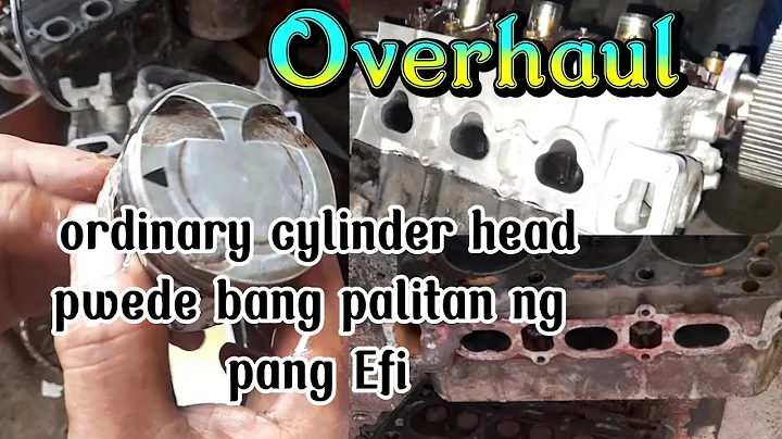 Overhauling F6a complete detail..Modify cylinder head|| setting Piston ring. replace timing belt..